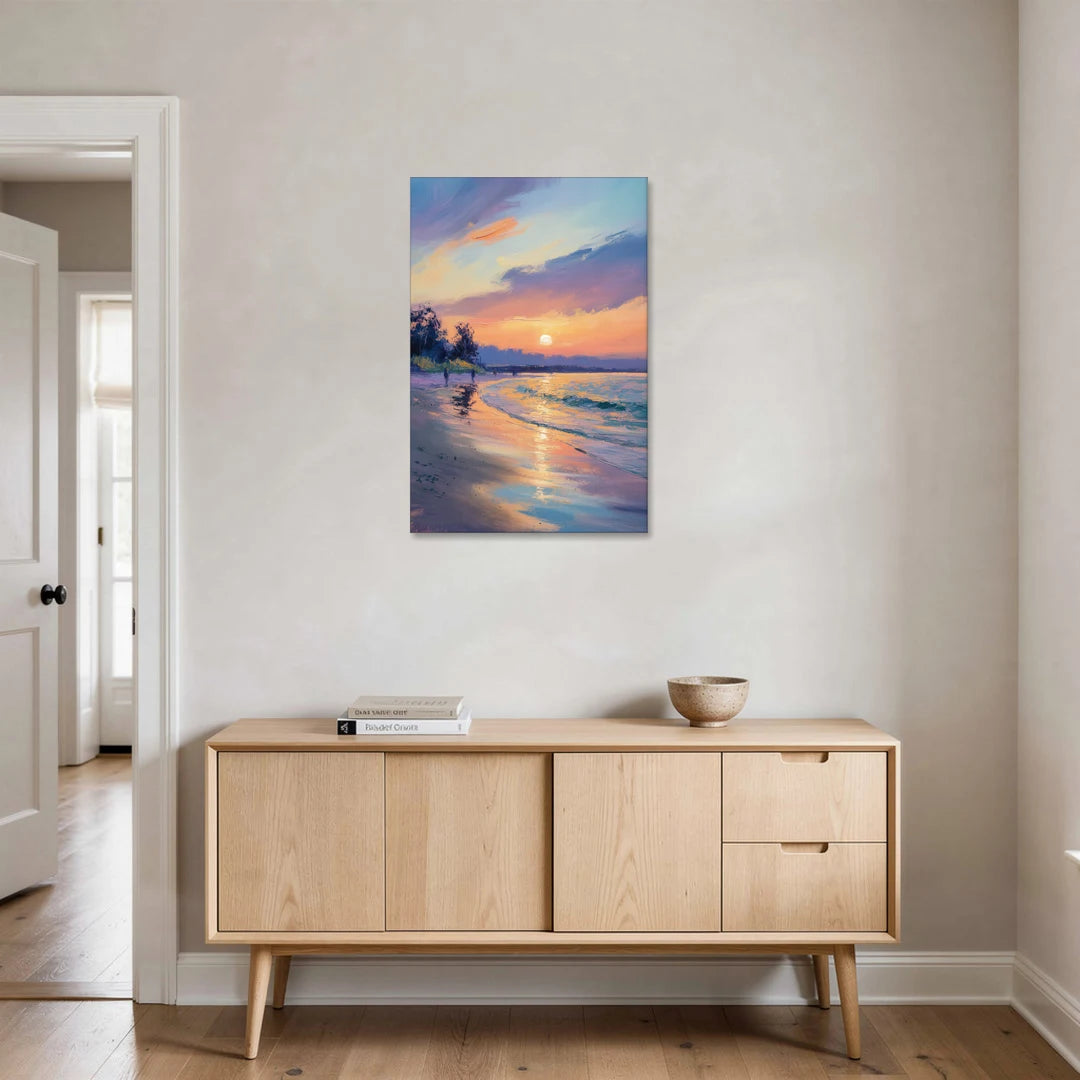 English Bay Sunset - Canvas Wall Art - Coffee Table - 24x36