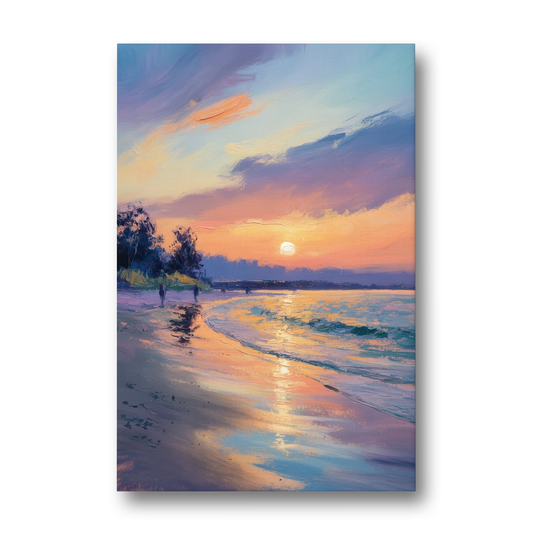 English Bay Sunset - Canvas Wall Art - Front