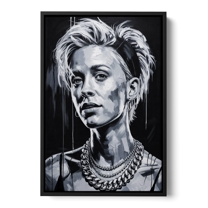 Equal Play 2.0 Front - Black Canvas Wall Art