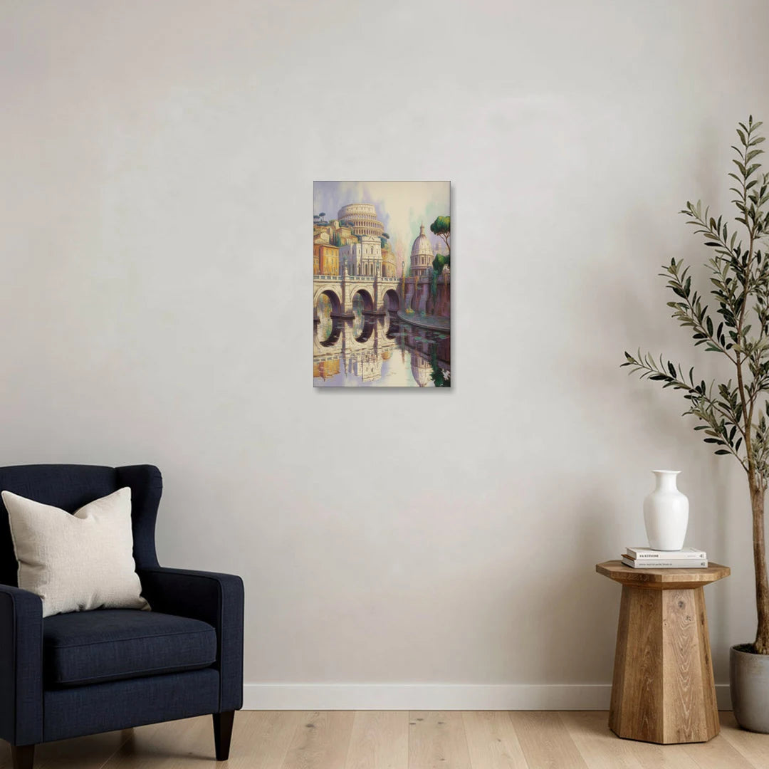 Eternal Cityscape - Canvas Wall Art - Sofa - 16x24