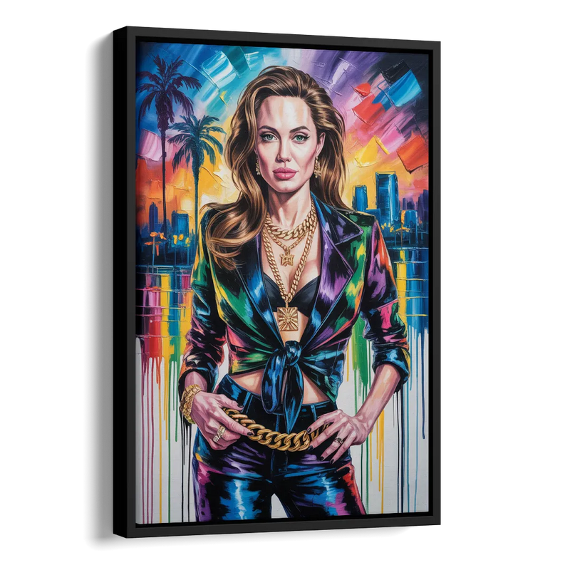 Ethereal 2.0 Side - Black Canvas Wall Art