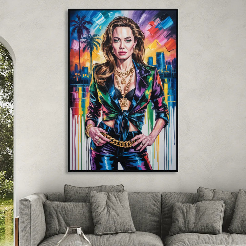 Ethereal 2.0 Sitting Room - Black Canvas Wall Art