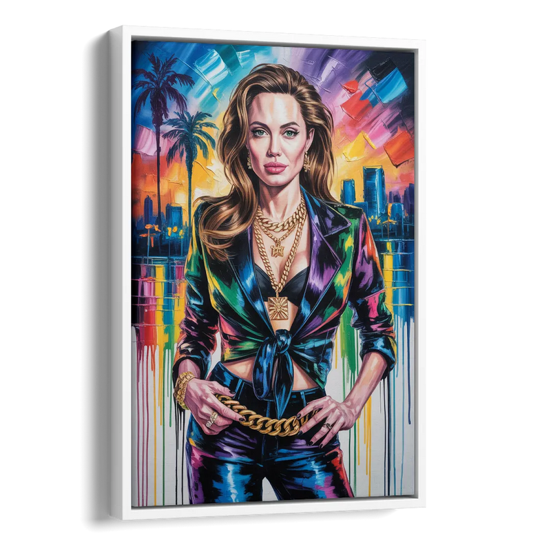 Ethereal 2.0 Side - White Canvas Wall Art