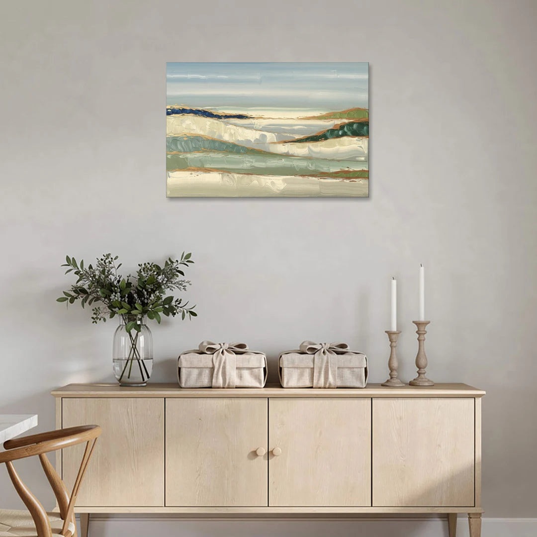 Eugene Abstract Landscape - Canvas Wall Art - Coffee Table - 36x24