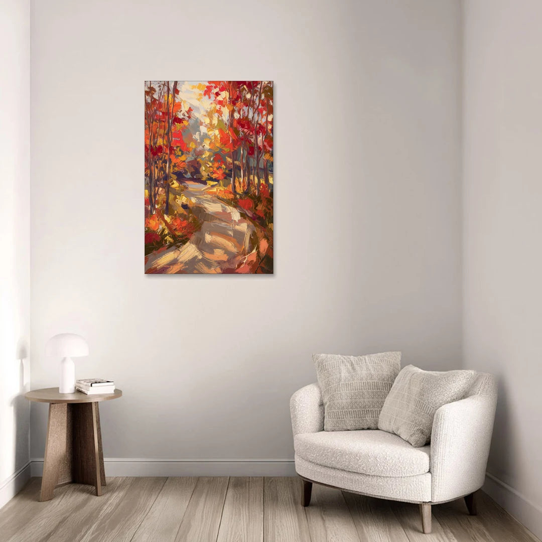 Eugene Autumn Scene - Canvas Wall Art - Sofa - 24x36