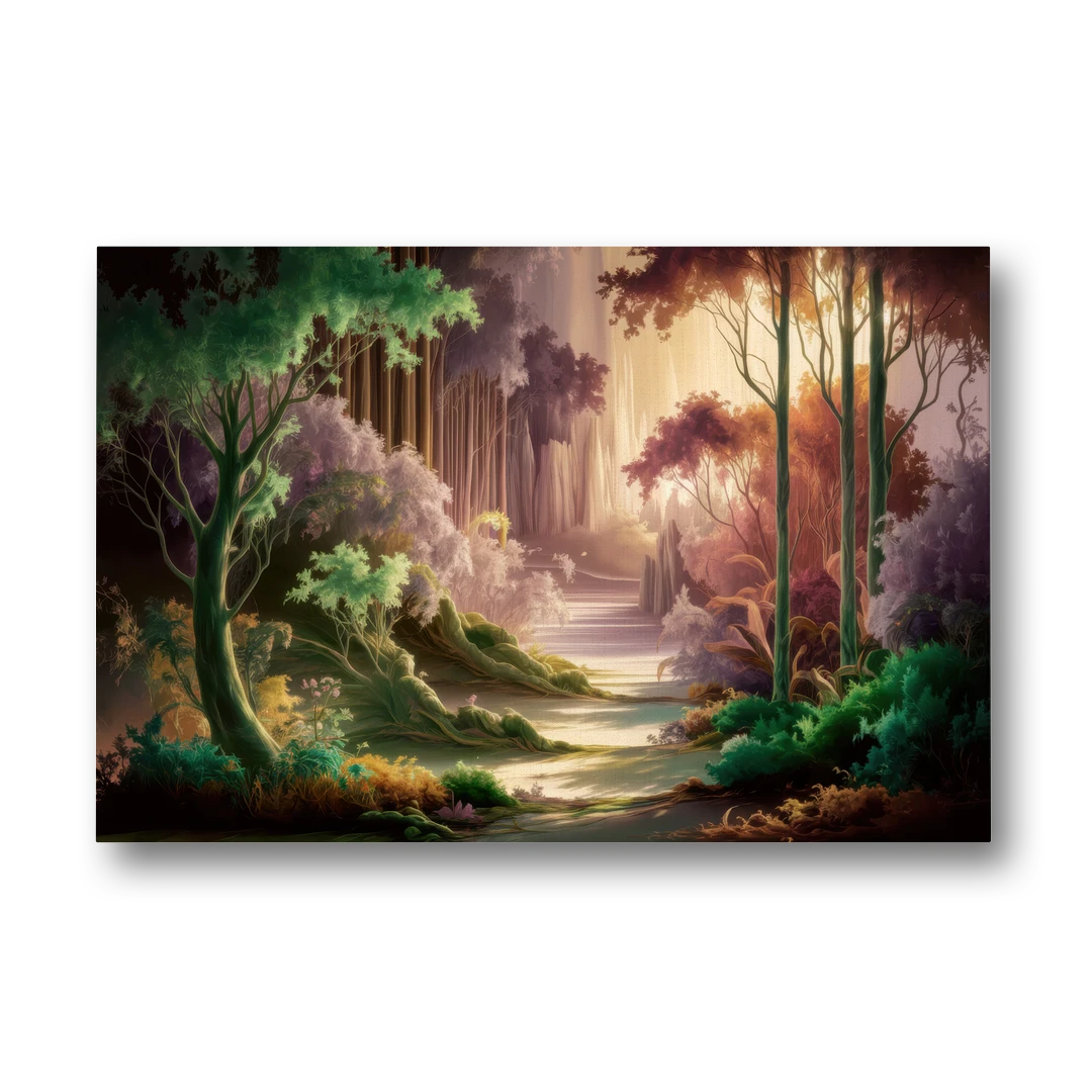 Eugene Forest Serenity - Canvas Wall Art - Front