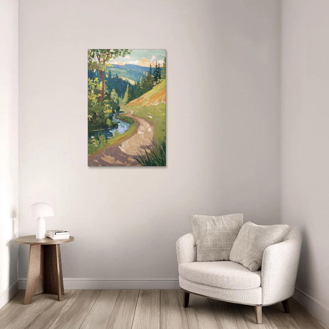 Eugene Nature Trails - Canvas Wall Art - Sofa - 24x36