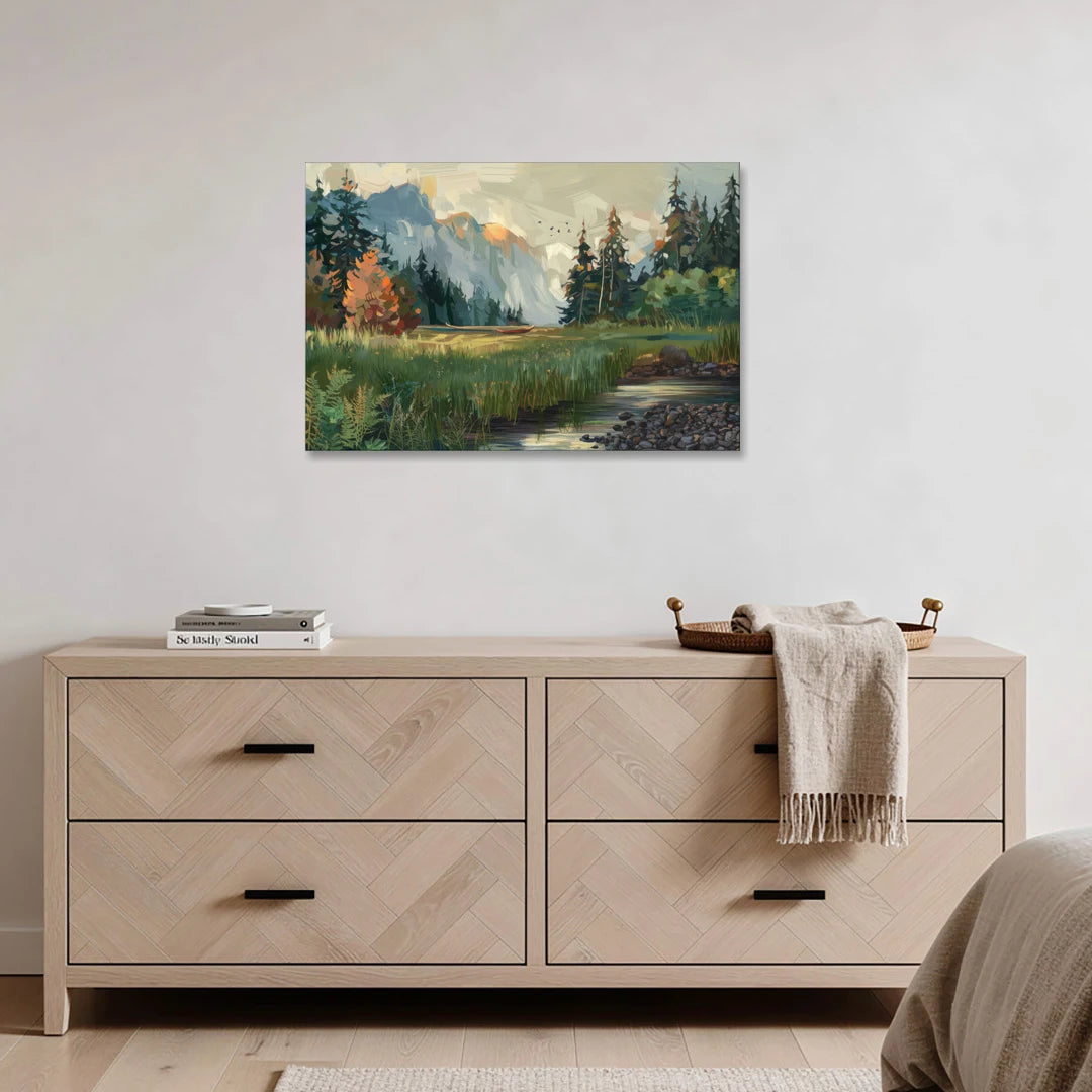 Eugene Pacific Northwest Style - Canvas Wall Art - Coffee Table - 36x24