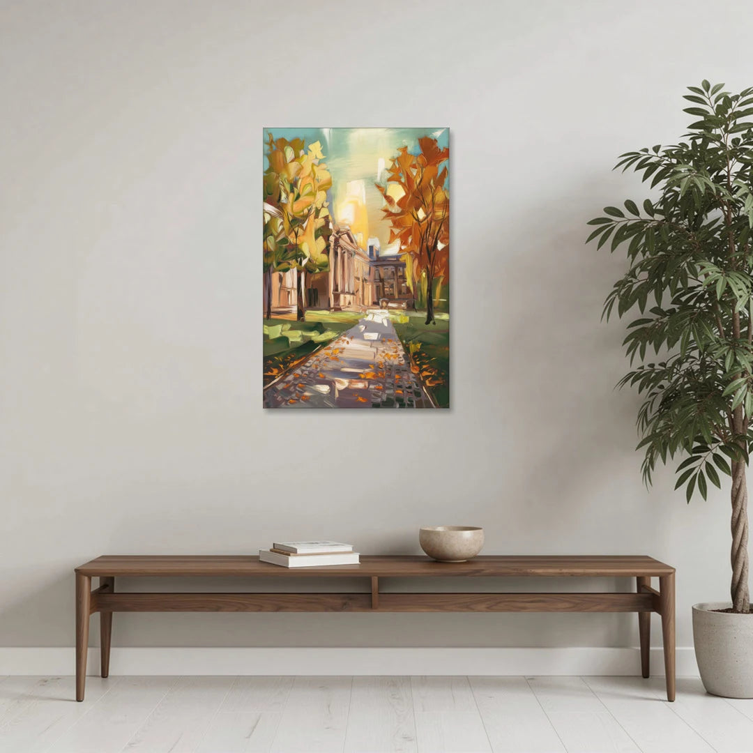 Eugene University Vibes - Canvas Wall Art - Coffee Table - 24x36