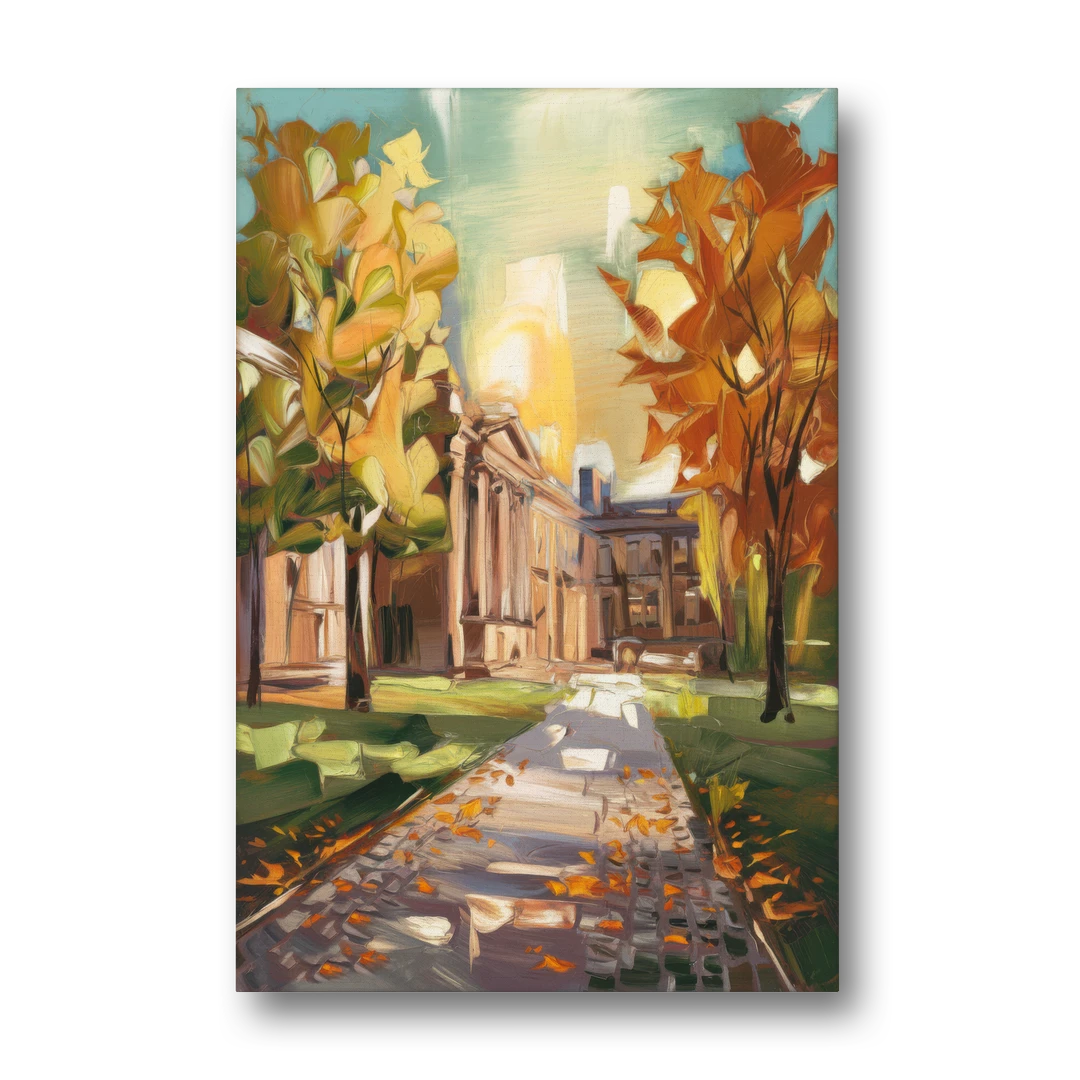 Eugene University Vibes - Canvas Wall Art - Front