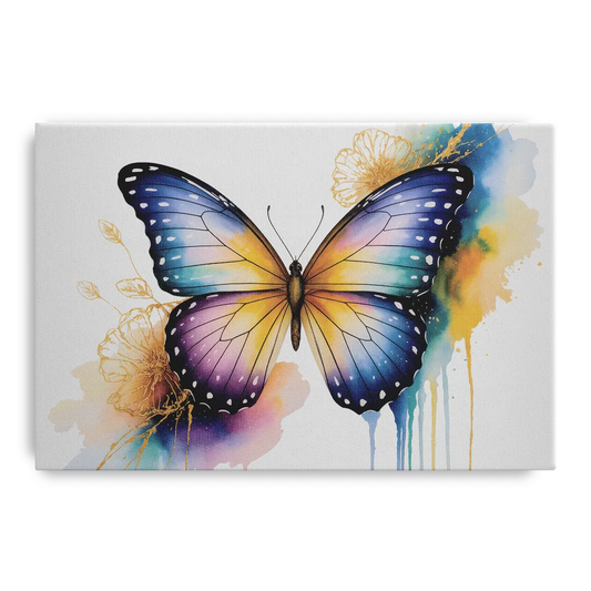 Exquisite Butterfly Sculpture - Canvas Wall Art