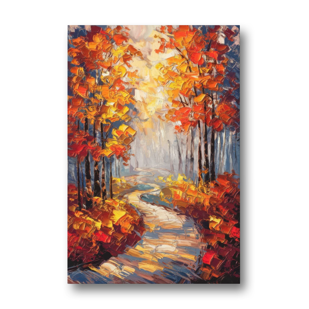 Fayetteville Autumn Scenery - Canvas Wall Art - Front