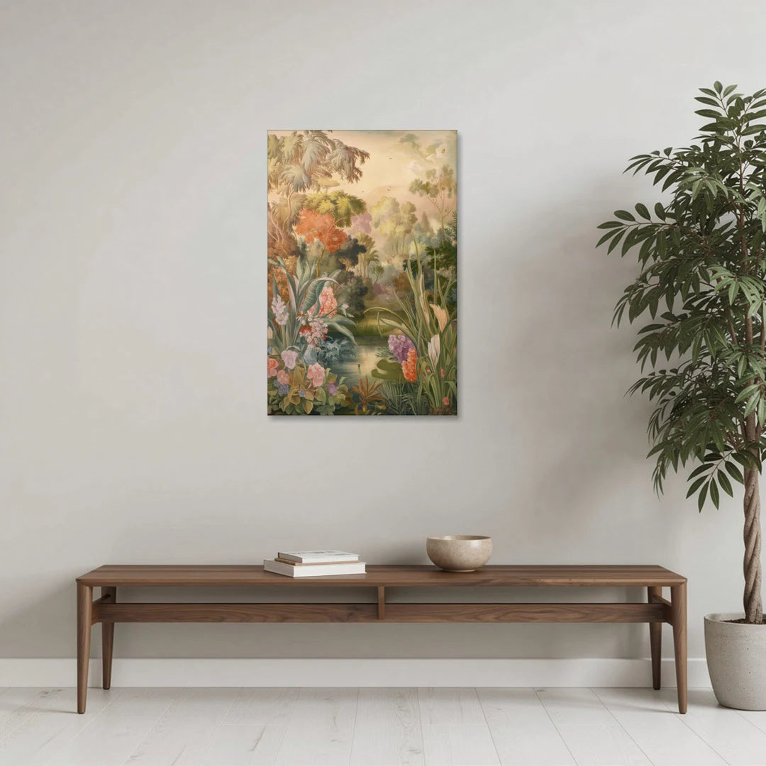Fayetteville Botanical Gardens - Canvas Wall Art - Coffee Table - 24x36