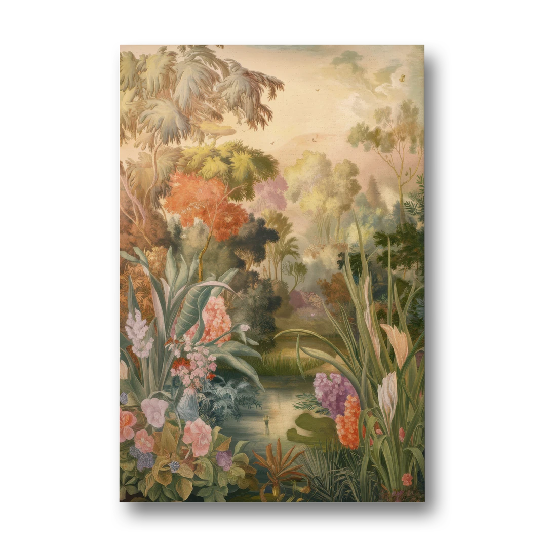Fayetteville Botanical Gardens - Canvas Wall Art - Front