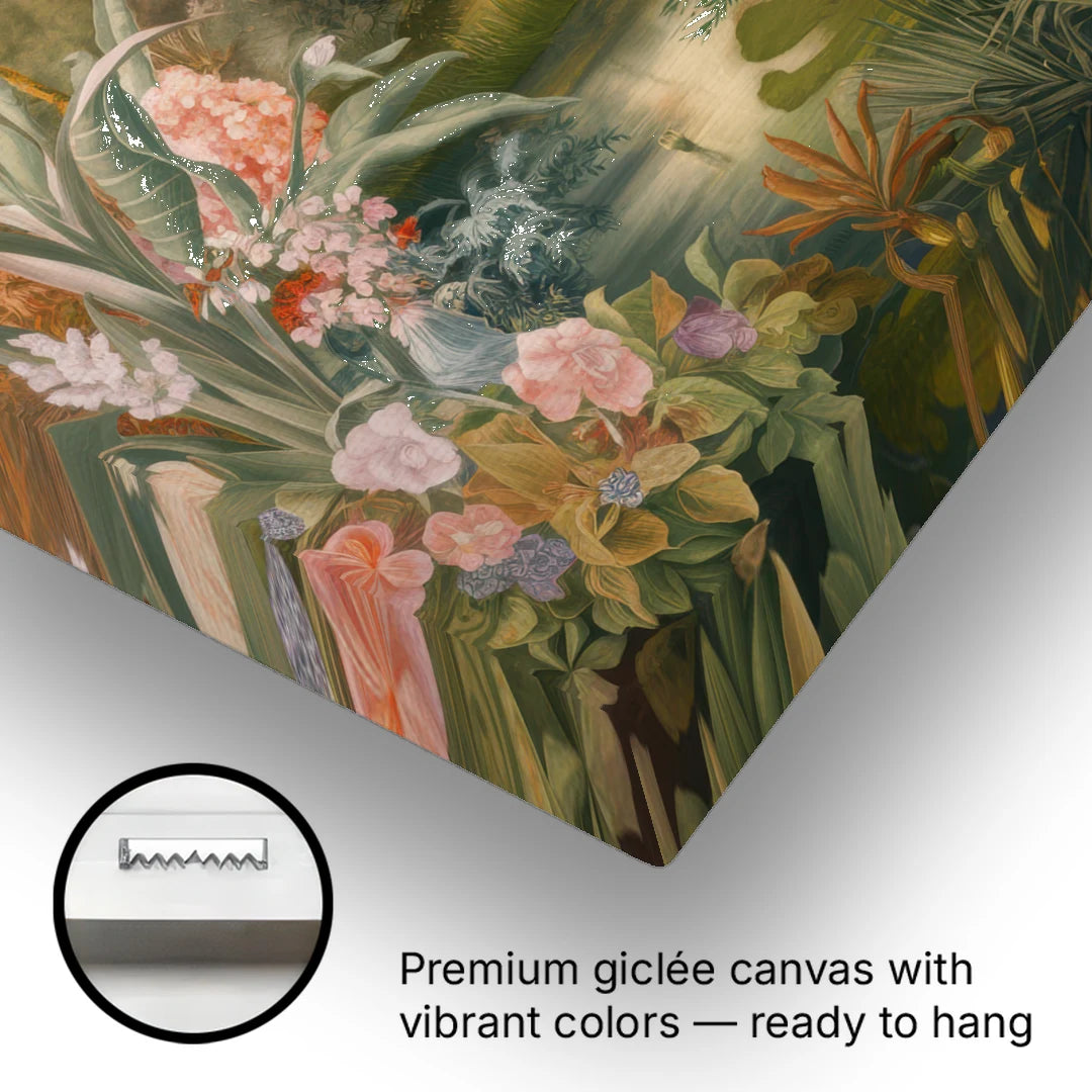 Fayetteville Botanical Gardens - Canvas Wall Art - Gallery Wrap Corner