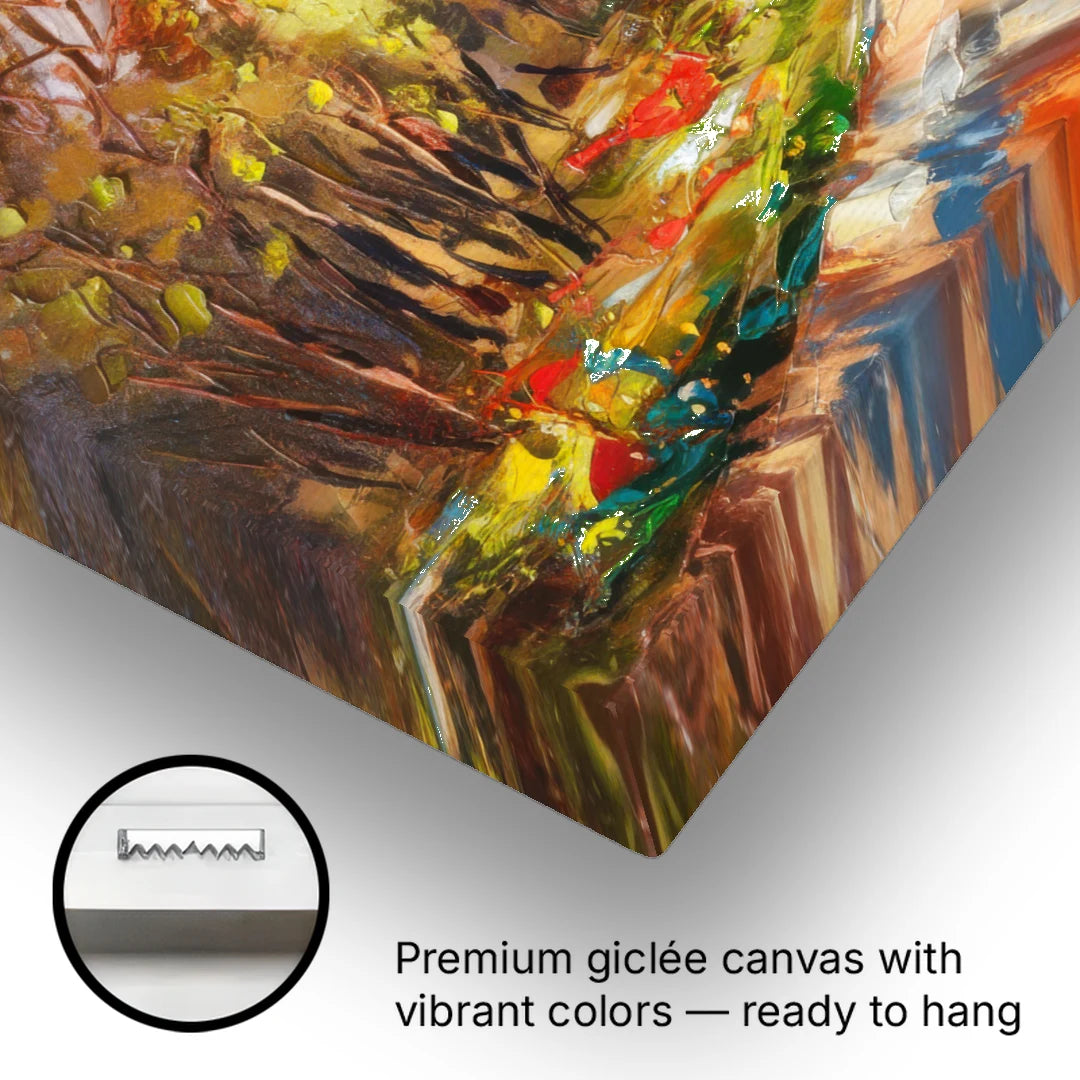 Fayetteville Nature Escape - Canvas Wall Art - Gallery Wrap Corner