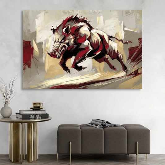 Fayetteville Razorbacks Pride Living Room - Canvas Wall Art