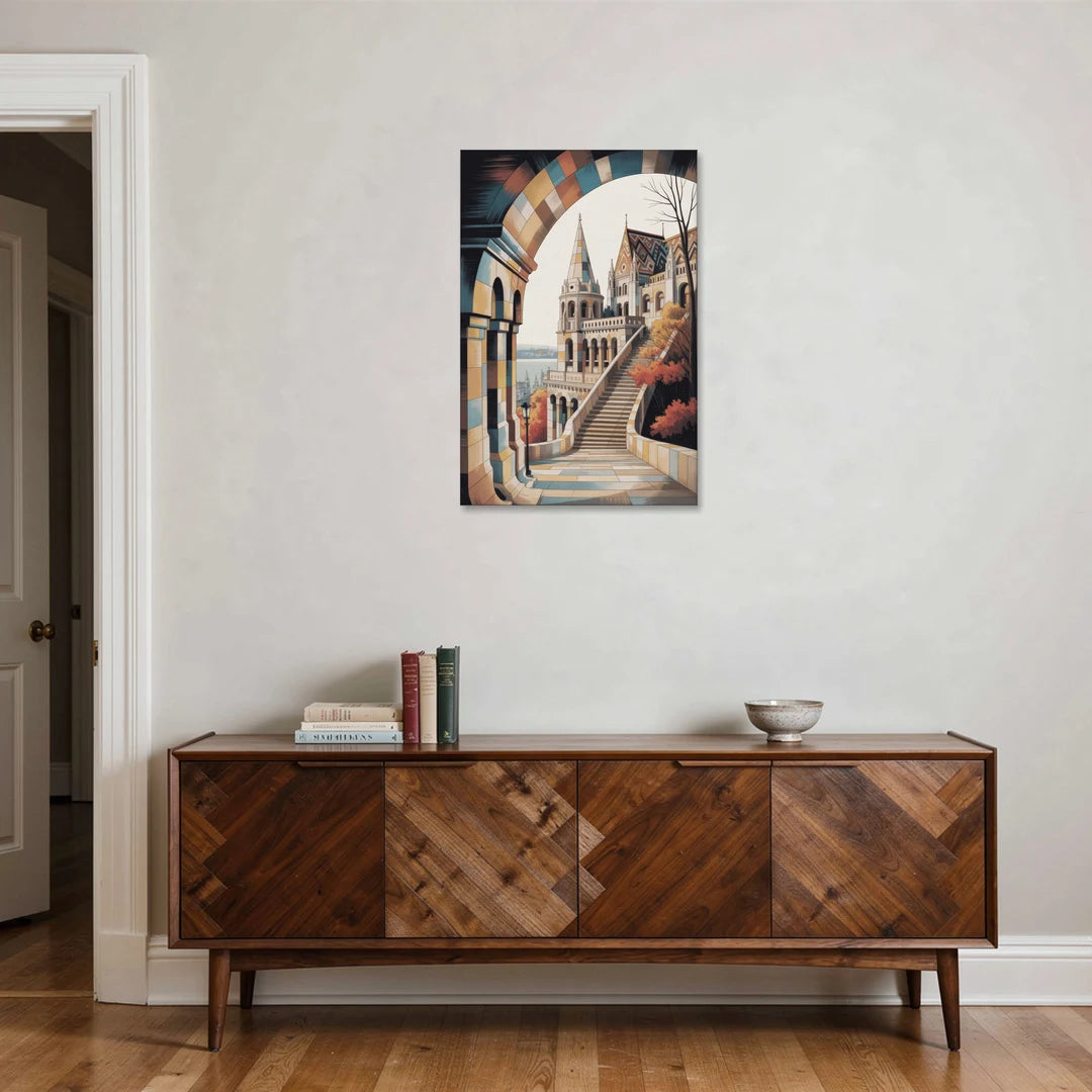 Fisherman's Bastion View - Canvas Wall Art - Coffee Table - 24x36