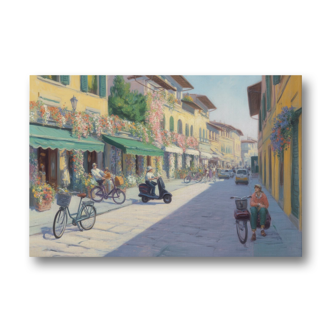 Florentine Streets - Canvas Wall Art - Front