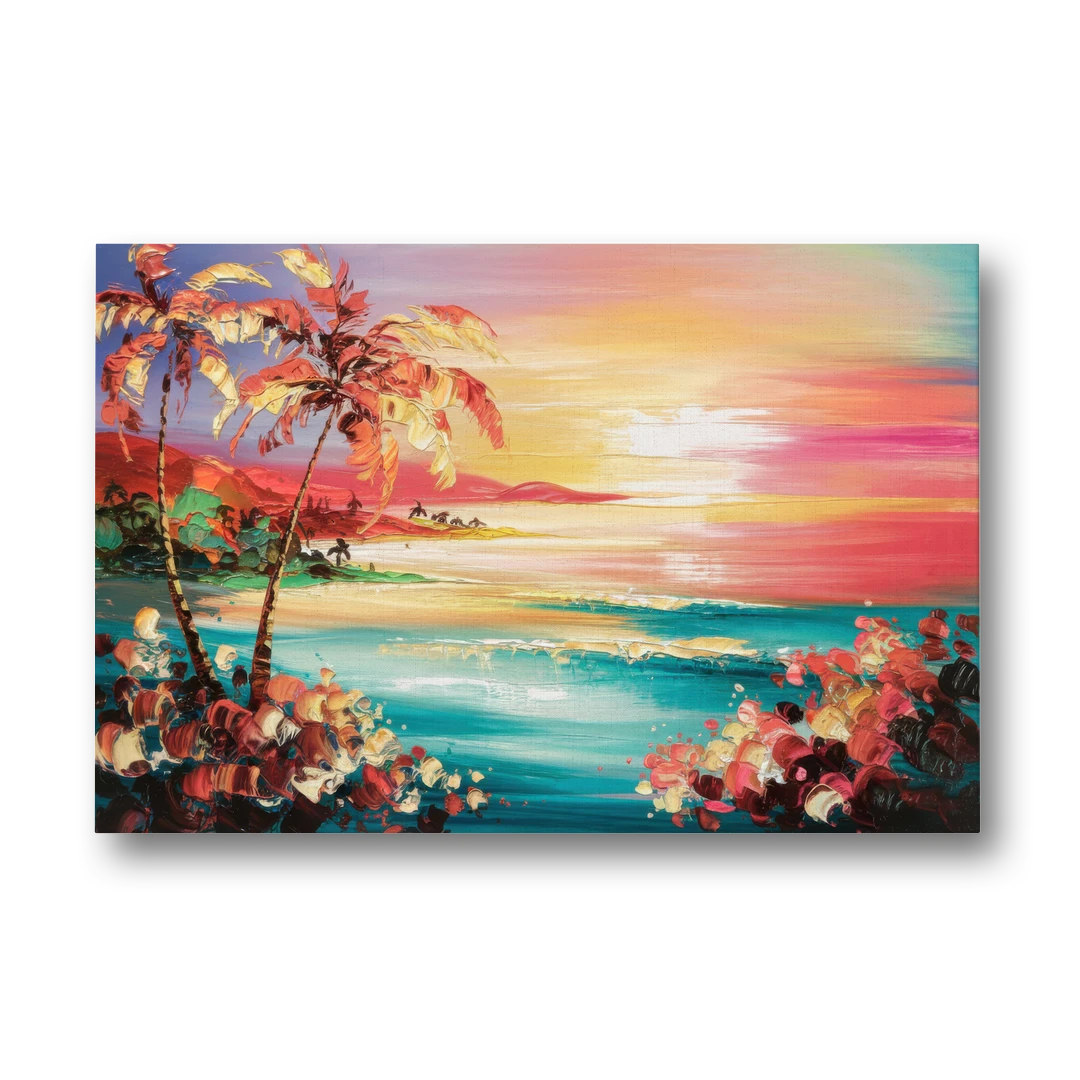 Fort Lauderdale Coastal Sunset - Canvas Wall Art - Front