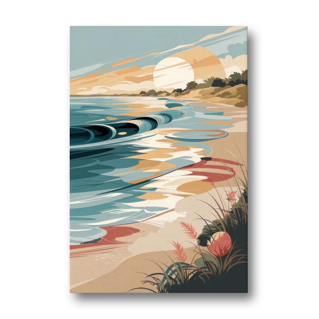 Fort Lauderdale Surf and Sand - Canvas Wall Art - Front