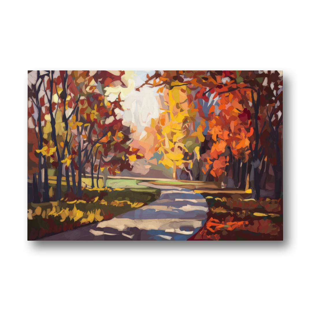 Fort Wayne Autumn Colors - Canvas Wall Art - Front