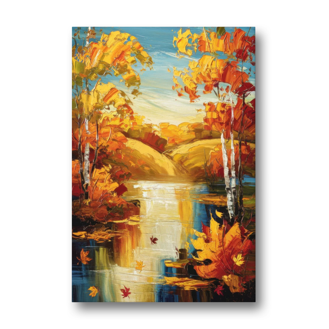 Franklin Autumn Vibes - Canvas Wall Art - Front