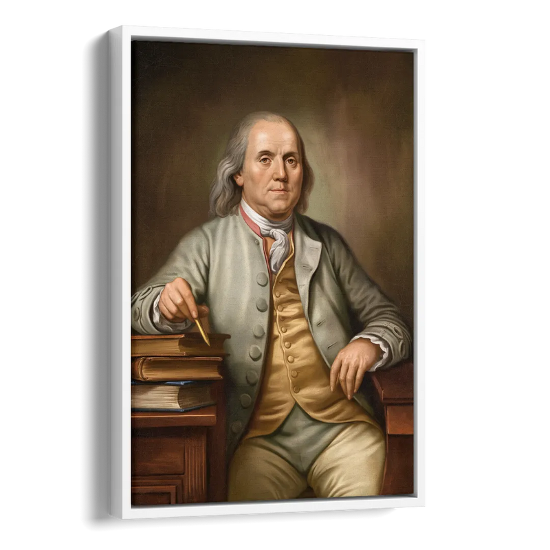 Franklin Cultural Heritage Side - White Canvas Wall Art