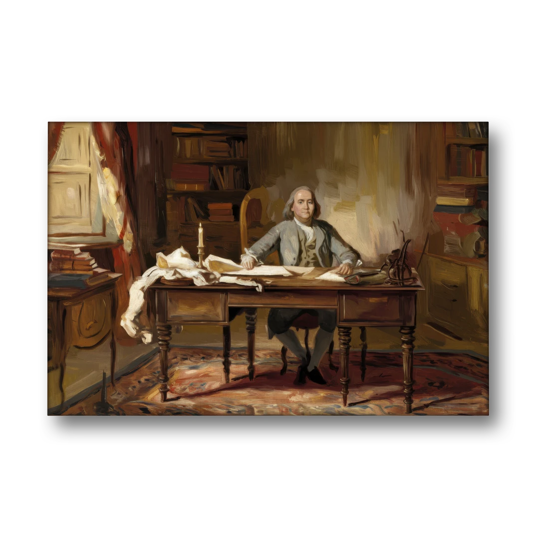 Franklin Historic Charm - Canvas Wall Art - Front