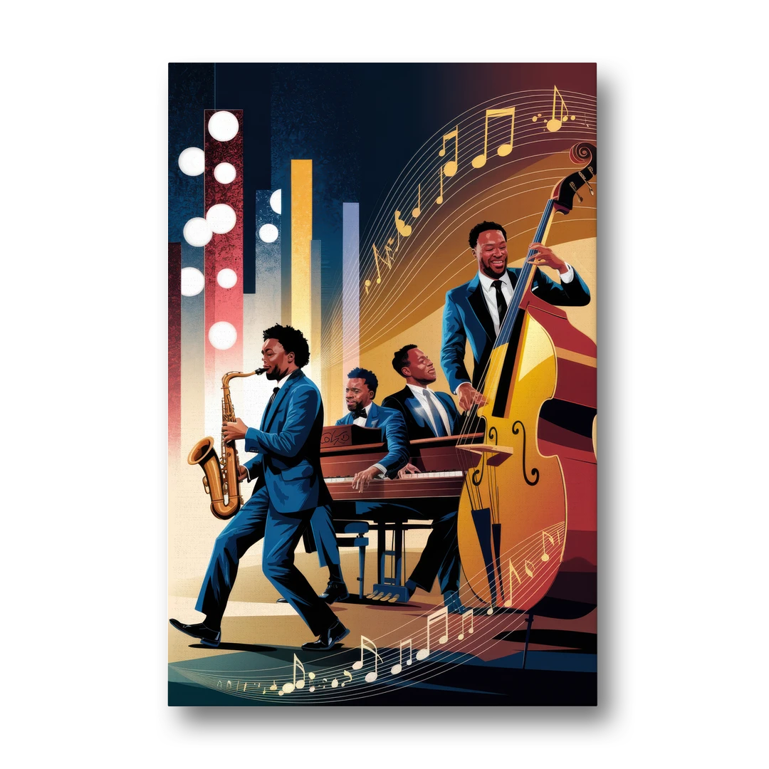 Franklin Music Legacy - Canvas Wall Art - Front
