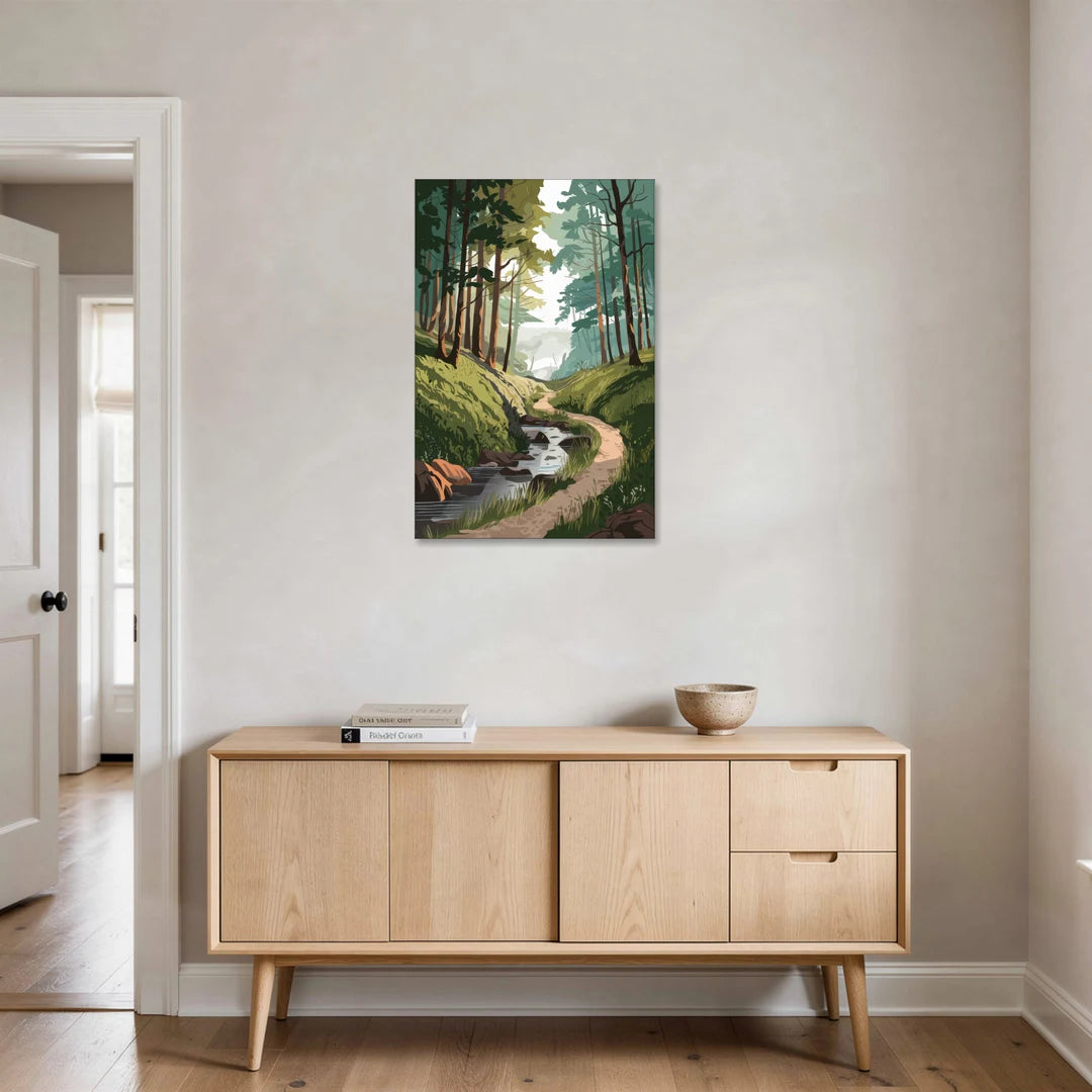 Franklin Nature Trails - Canvas Wall Art - Coffee Table - 24x36