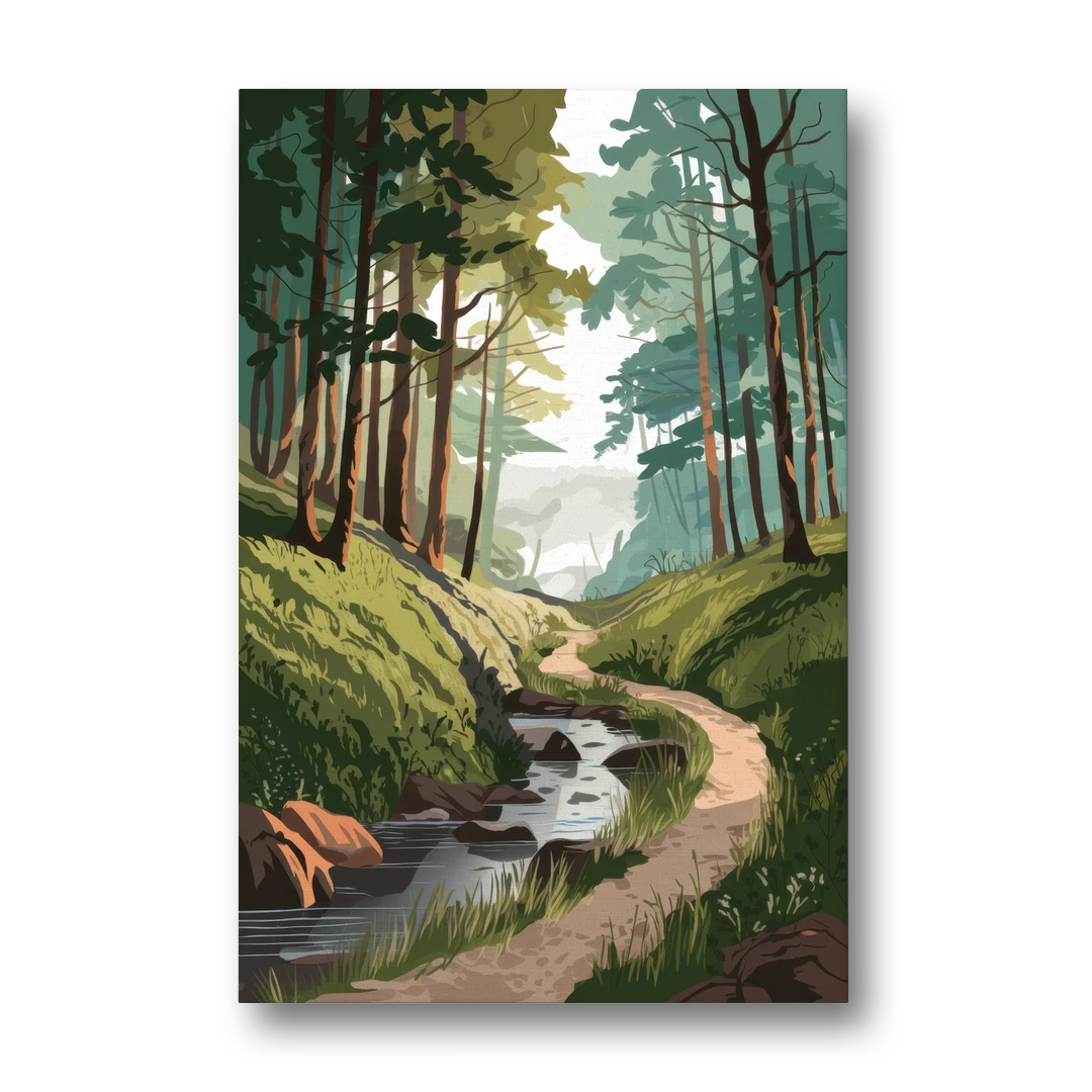 Franklin Nature Trails - Canvas Wall Art - Front