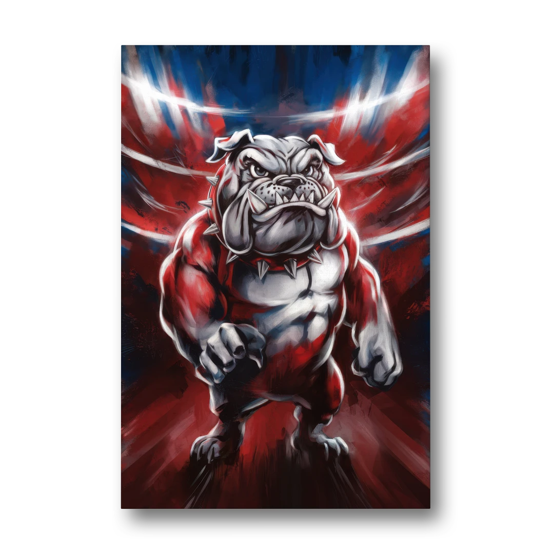 Fresno Bulldogs Legacy - Canvas Wall Art - Front