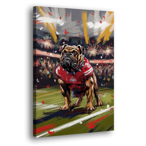 Fresno State Bulldogs Championship Glory - Canvas Wall Art