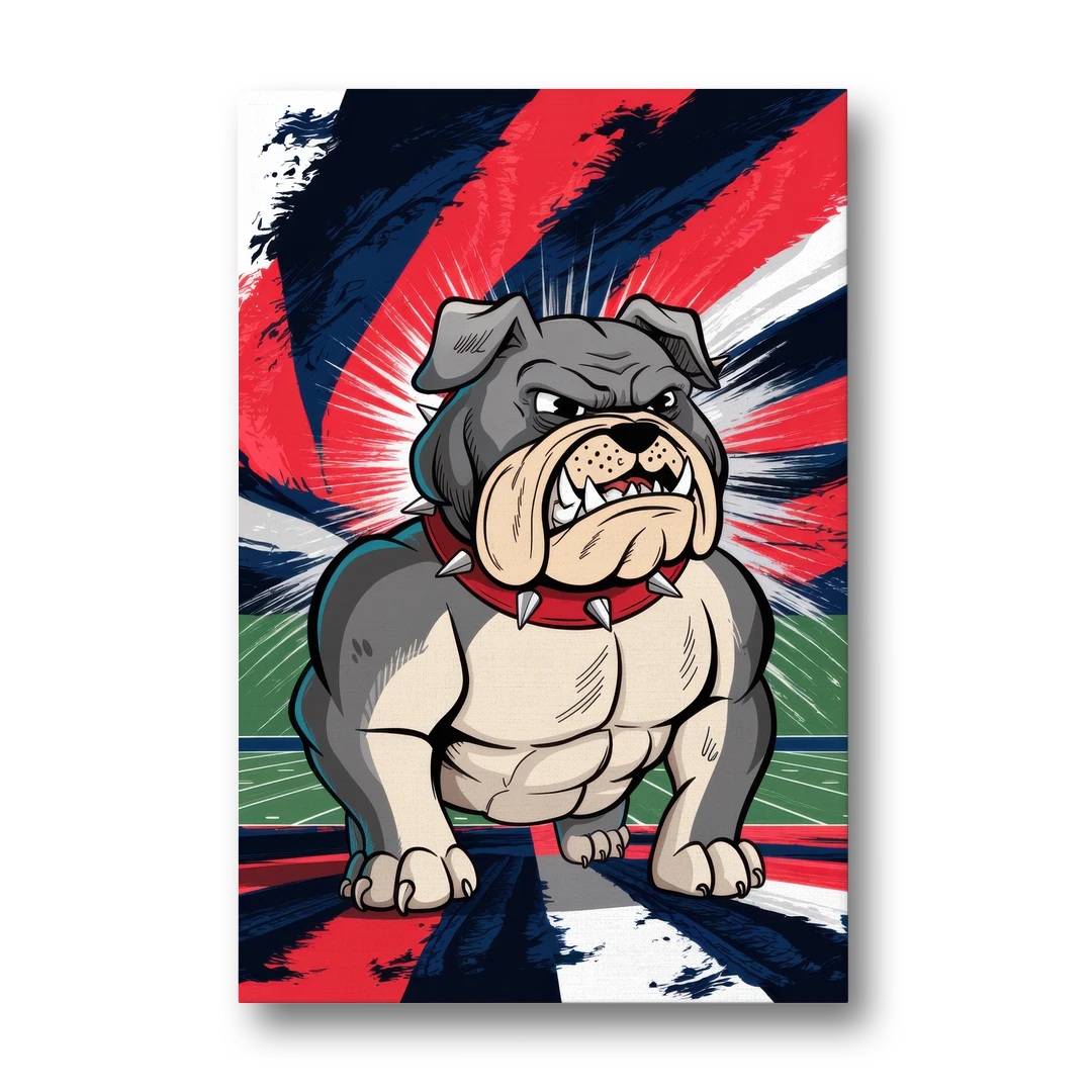 Fresno State Bulldogs Pride - Canvas Wall Art - Front