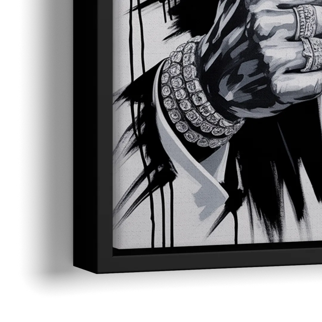 Frontier - Close-Up Black Frame Canvas