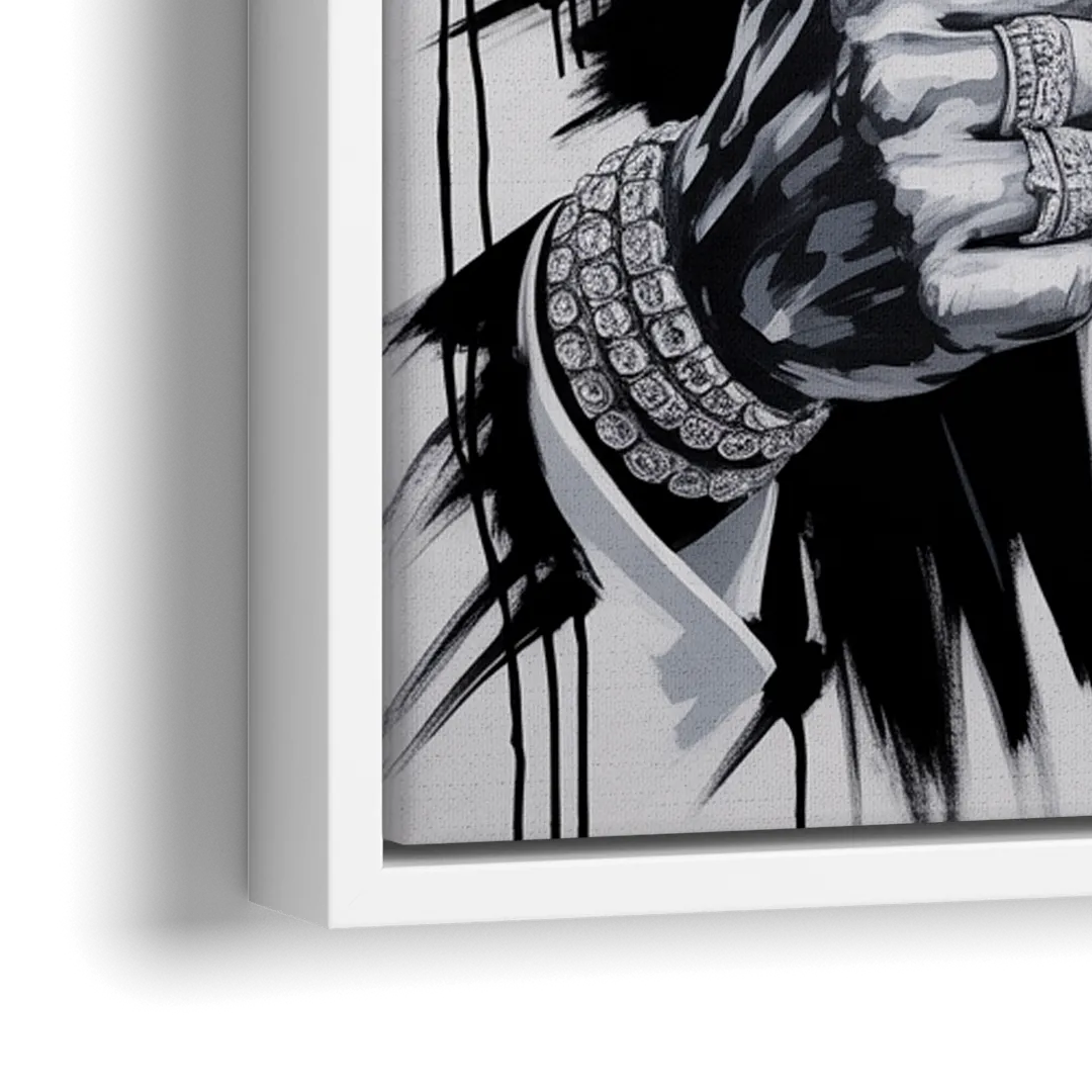 Frontier - Close-Up White Frame Canvas