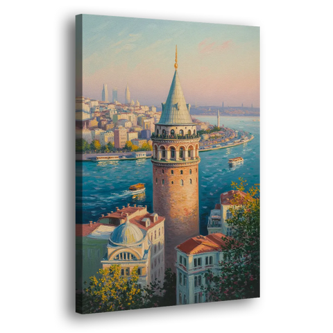 Galata Tower View - Canvas Wall Art
