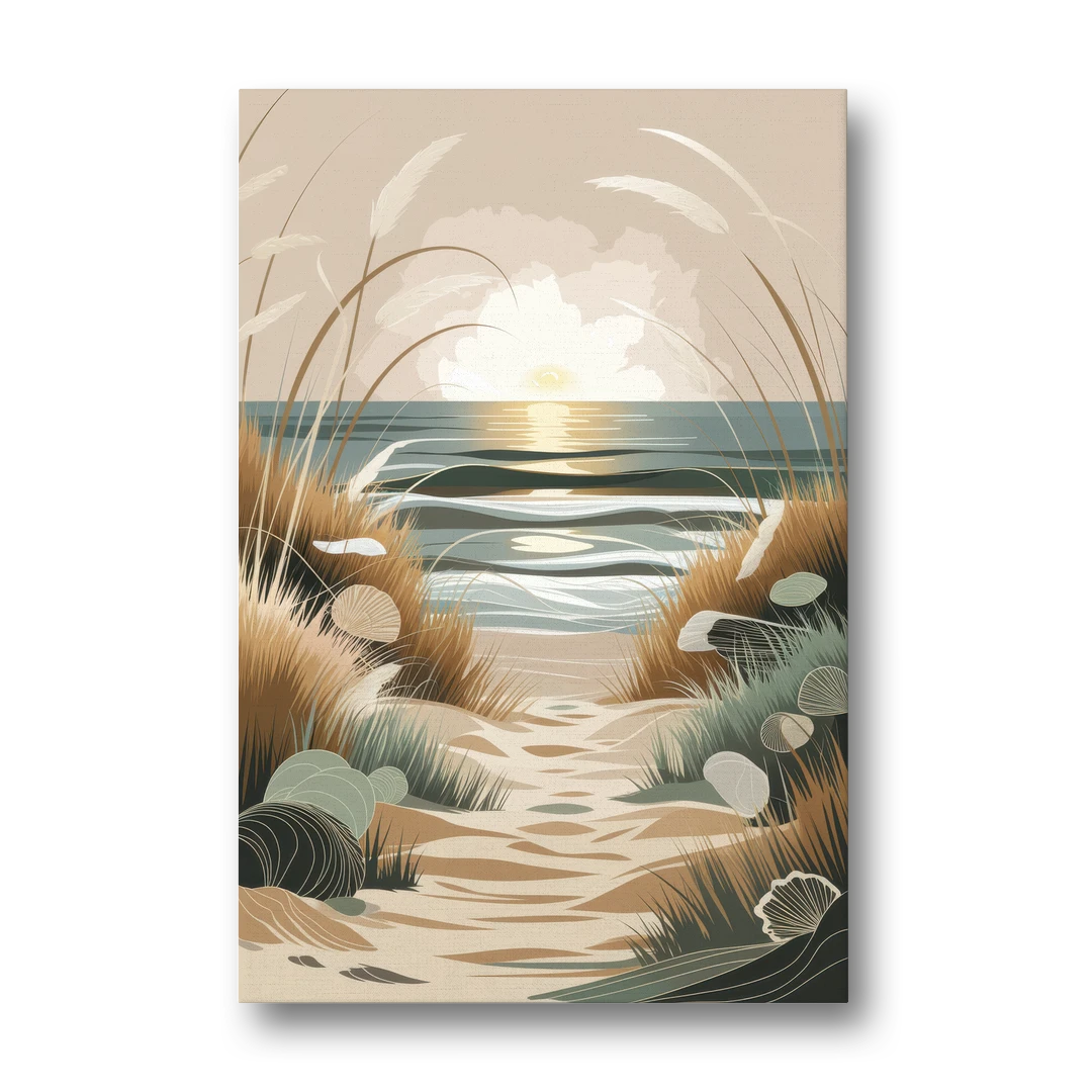 Galveston Coastal Vibes - Canvas Wall Art - Front