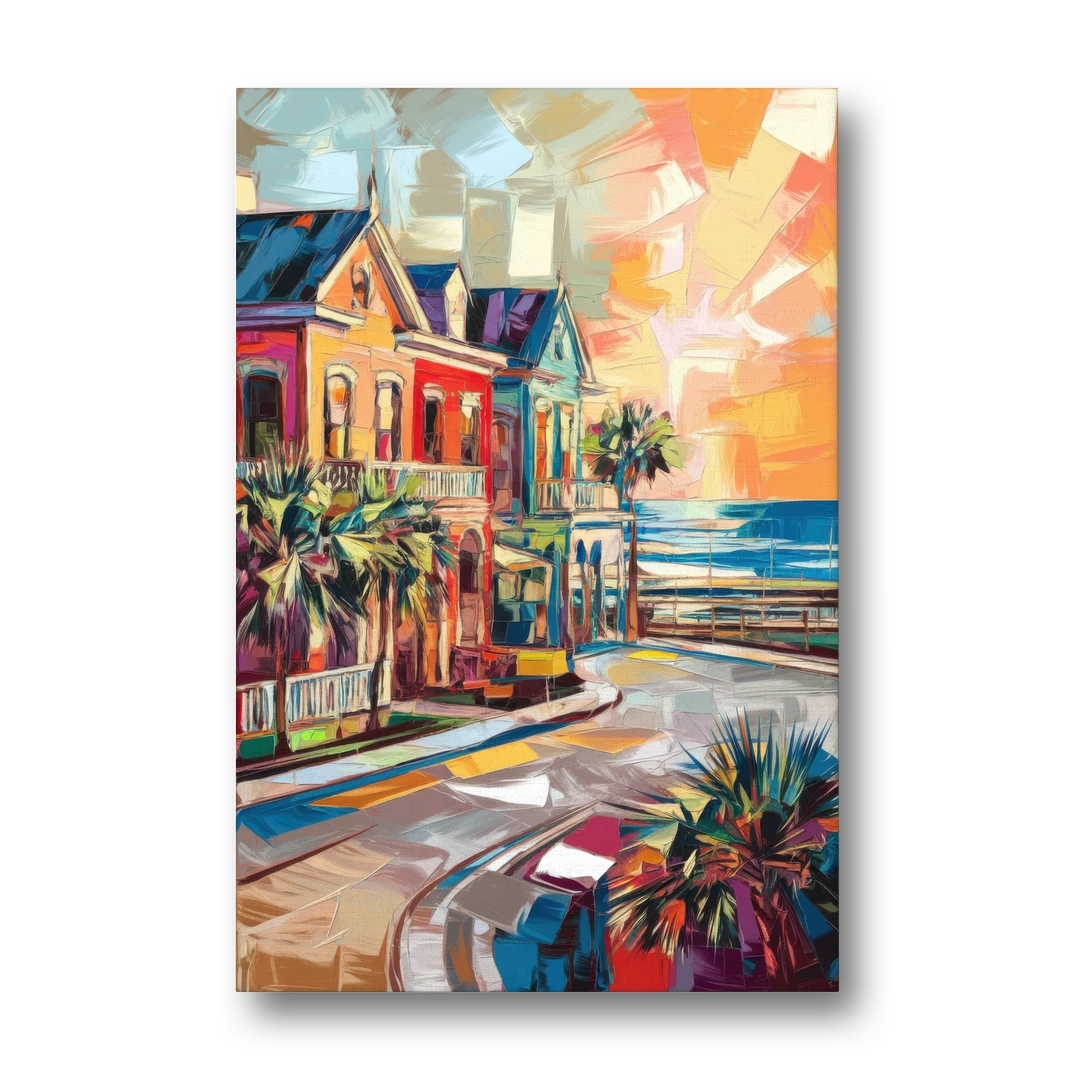 Galveston Texas Pride - Canvas Wall Art - Front