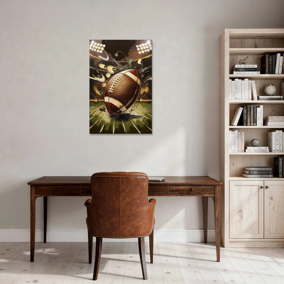 Garland Football Spirit - Canvas Wall Art - Office - 24x36