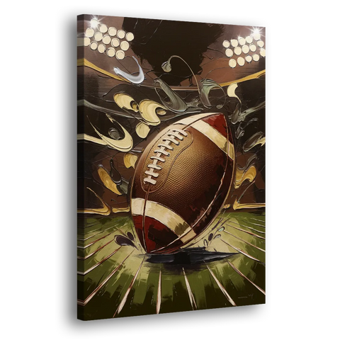 Garland Football Spirit - Canvas Wall Art
