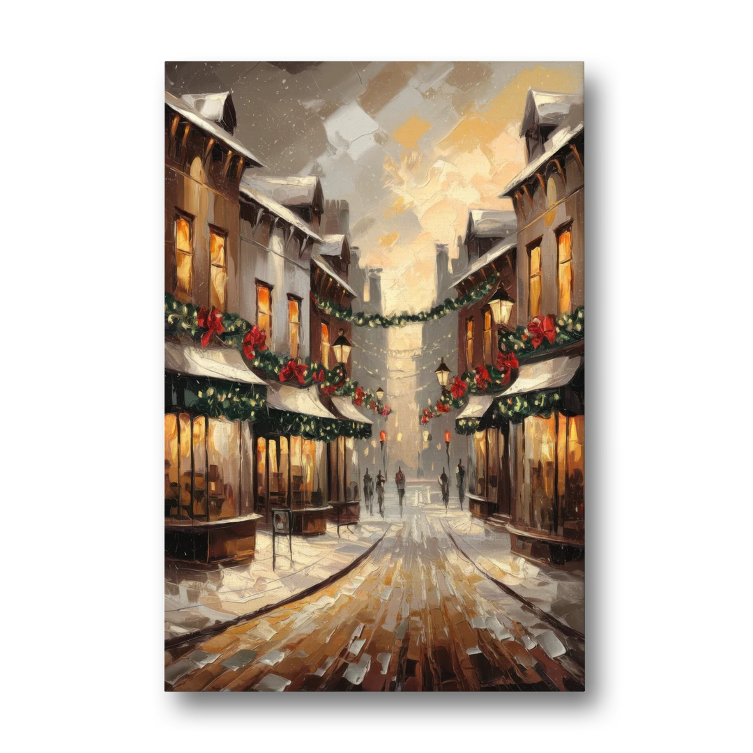 Garland Historic Downtown - Canvas Wall Art - Front