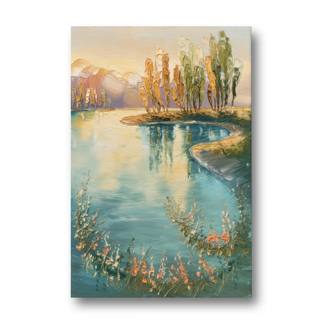 Garland Lakeside Serenity - Canvas Wall Art - Front