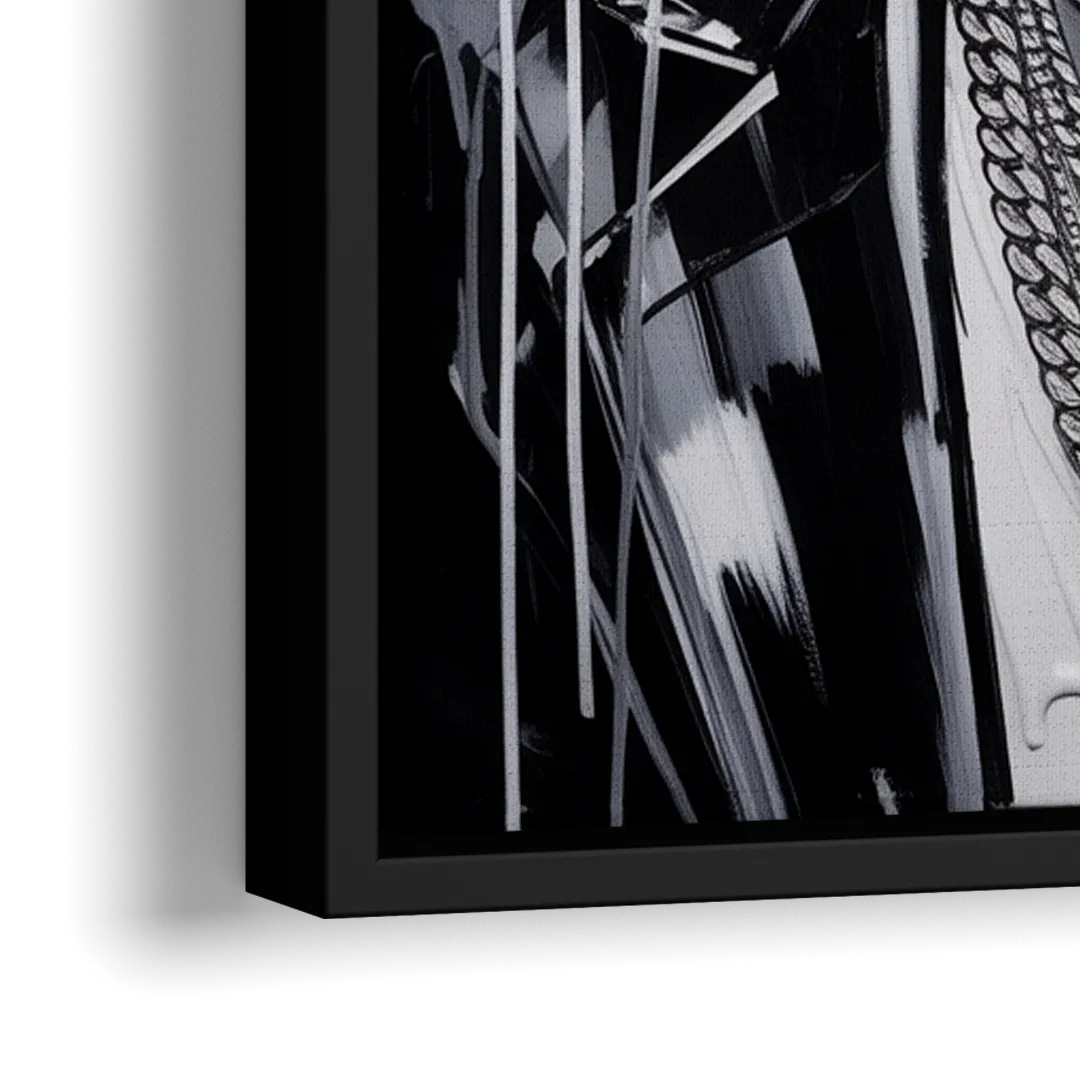 Gatsby Dreams 2.0 - Close-Up Black Frame Canvas