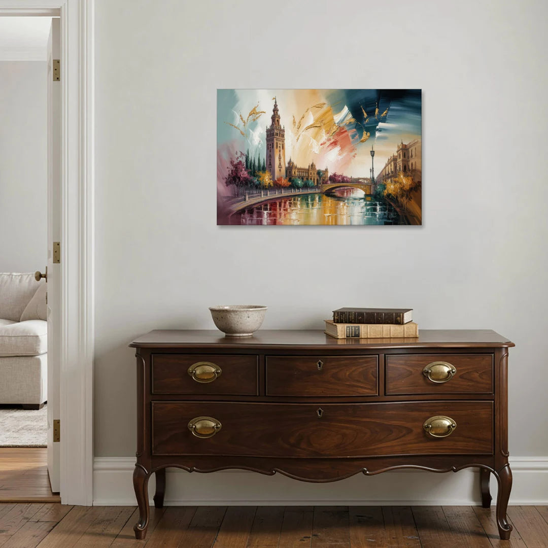 Giralda Grace - Canvas Wall Art - Coffee Table - 36x24