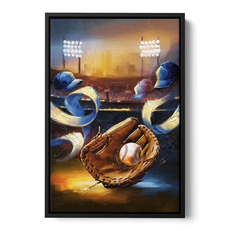 Glendale Brewers Fan Spirit Front - Black Canvas Wall Art