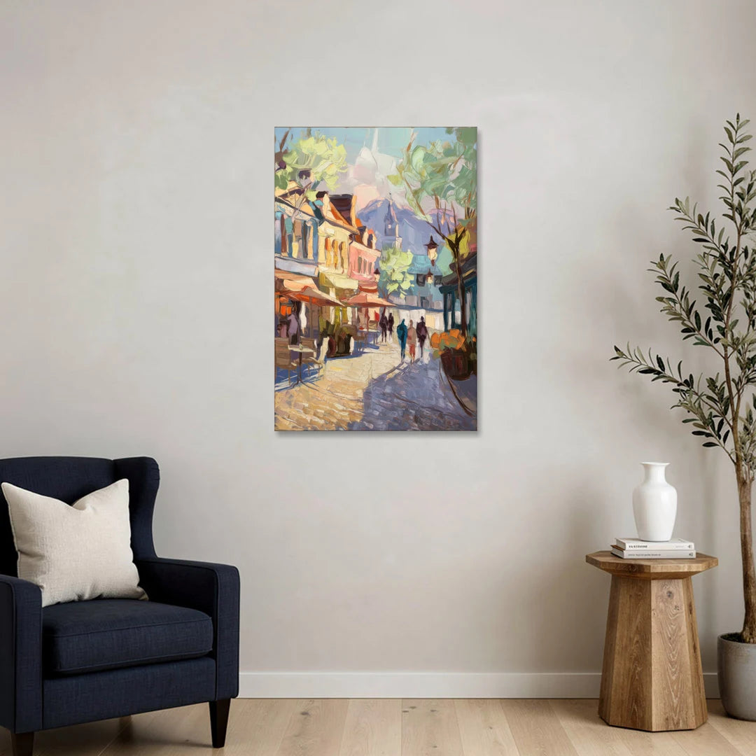 Glendale Downtown Charm - Canvas Wall Art - Sofa - 24x36