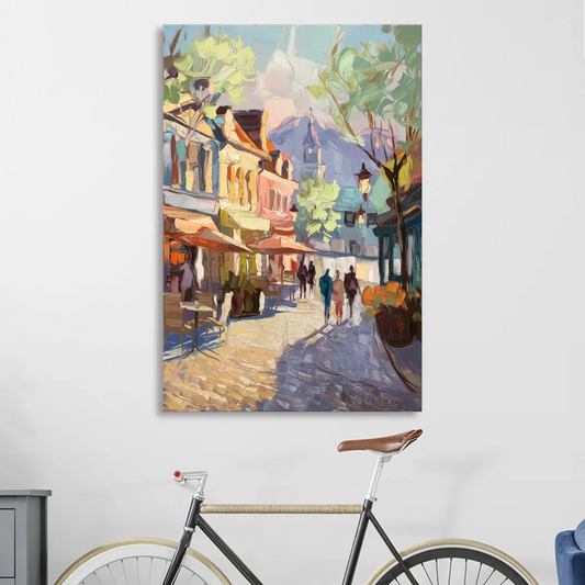 Glendale Downtown Charm Living Room - Canvas Wall Art