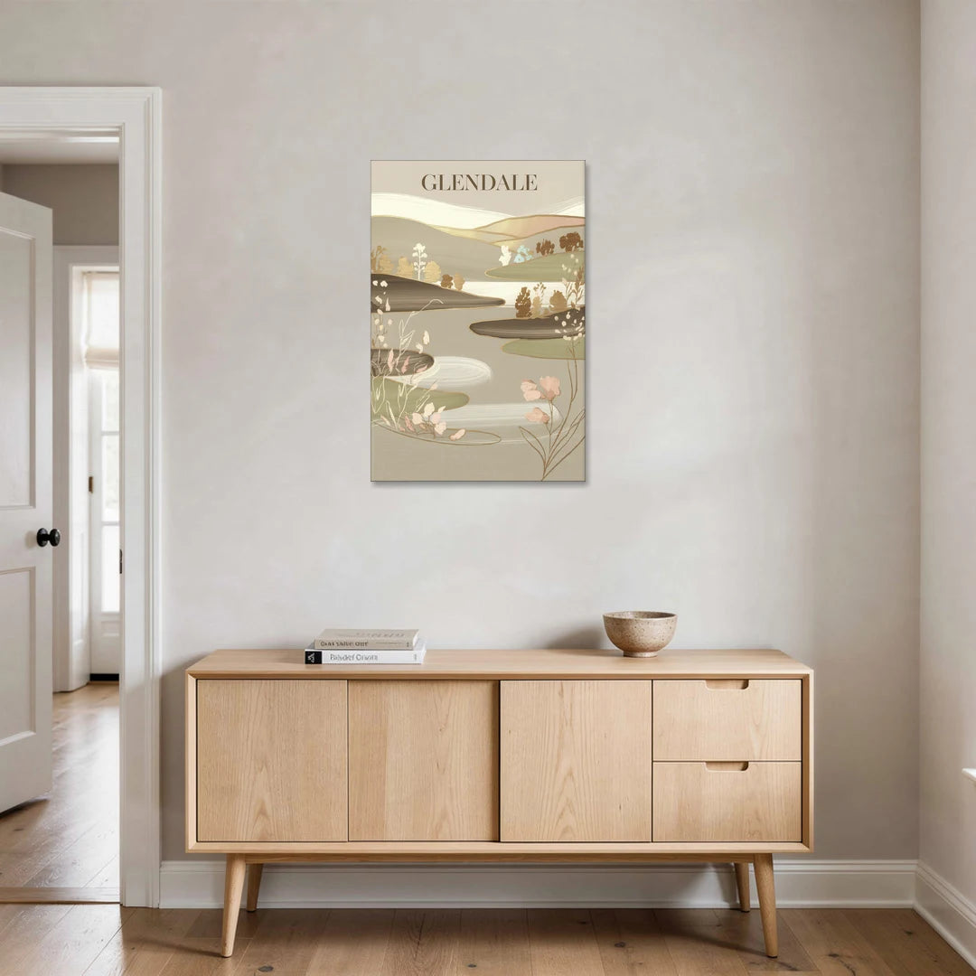 Glendale Rustic Elegance - Canvas Wall Art - Coffee Table - 24x36